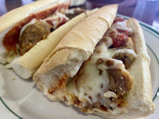 Meatball sub. Good value.