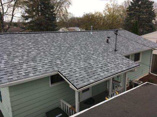 completed roof