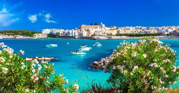 Italian Vacation, Otranto in Puglia with cristal waters.