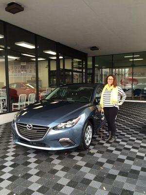 My daughter buying her first car!