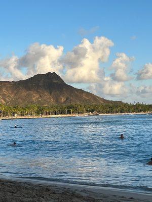 View from beach