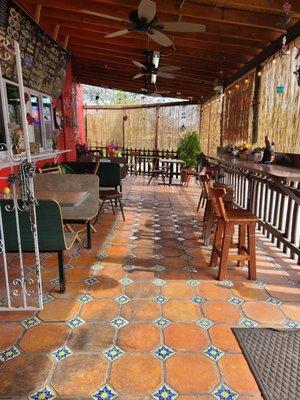 The patio