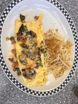 Veggie omelette