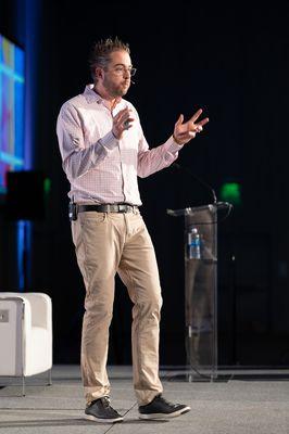 Drupal Founder, Dries. Taken by MAGNIFY Photo at DrupalCon Portland 2022.