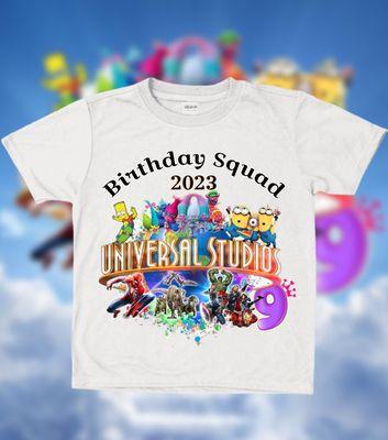 Universal Studio Birthday Squad