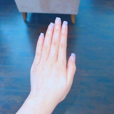 gel manicure + ombre