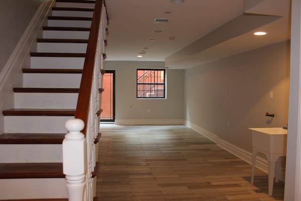 Basement Remodeling Tile installation, Drywall installation, Molding Installation, Carpentry, Taping, Plaster, Primer & Paint