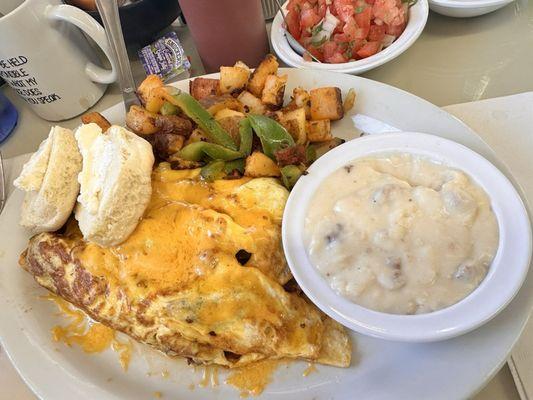 Kitchen Sink Omelette