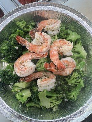 Shrimp w broccoli!!!