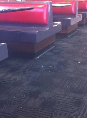 This Carl's Jr needs a cleaning crew