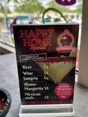 Happy Hour Menu