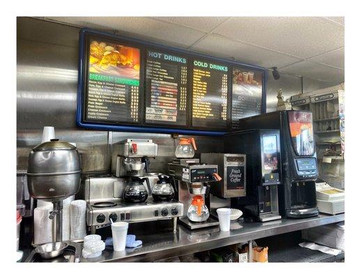 Inside  Dunk Donuts. (W Lake St/Broadway Melrose Park, IL ) Old Fashion Donuts Shop. Donuts Croissants Breakfast Sandwiches Coffee.Cool!