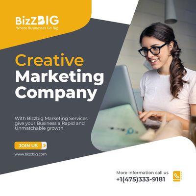 Give your business a rapid and unmatchable growth with BizzBig Marketing #onlinemarketing #CreativeMarketingCompany #bizzbigmarketing