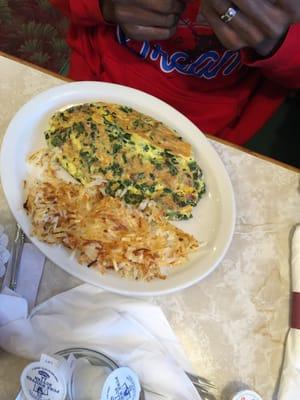 Spinach Omelette