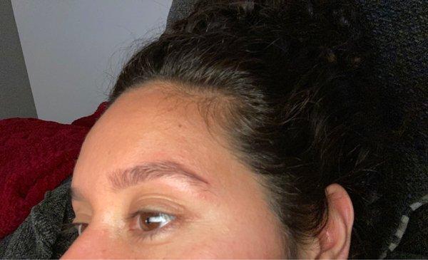 Eyebrow threading