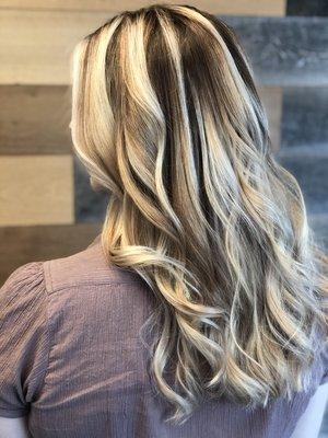 Free hand Balayage