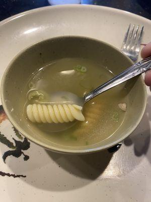 Miso Soup (with pasta in it?!)