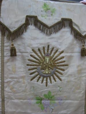 Catholic Church vestments and church items cleaned & restored by National Gown Cleaners.