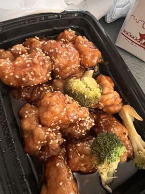 Sesame Chicken. Fresh and crispy!