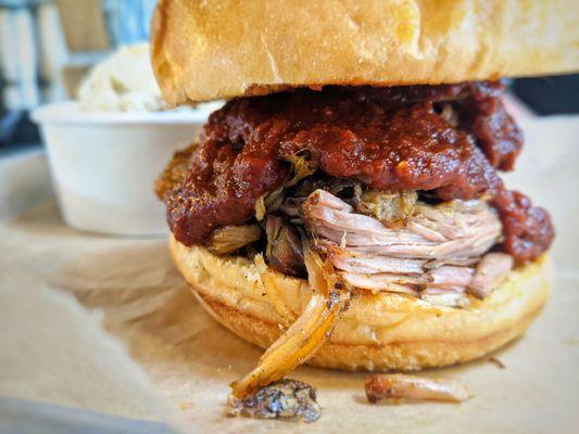 Pulled Pork BBQ Slider.