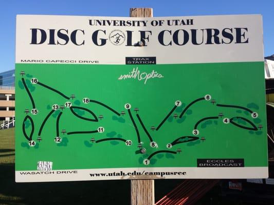 University of Utah Disc Golf Course