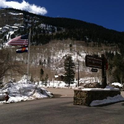 Entry to the town home community.