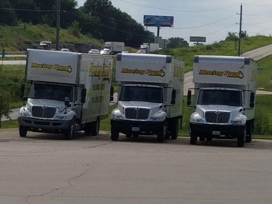 3 out of the 5 truck fleet