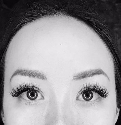 Classic lashes 10 and 12 D's