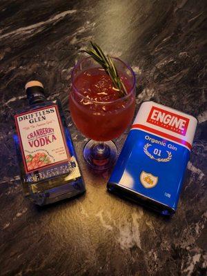 Cranberry Gin Fizz