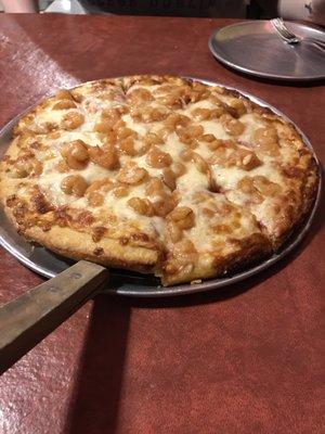 Shrimp pizza