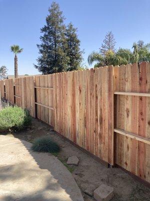 New fence install