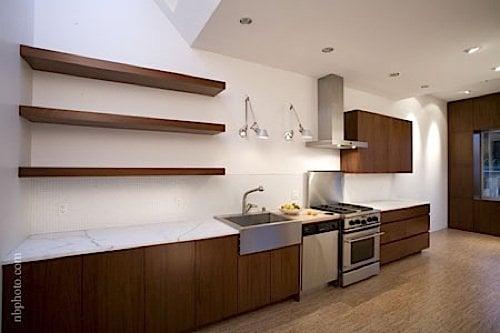 Modern Walnut Kitchen