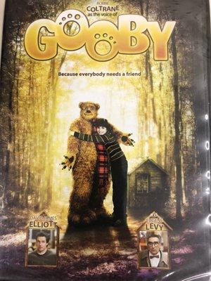 7/24/18. Tuesday morning. Gooby??? On dvd. Never heard of it!! And it's got Eugene Levy in it?? Fairly recent too!!