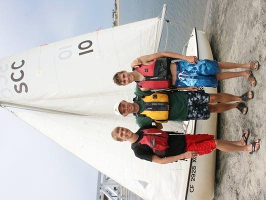 Hobie Rental customers pre-sail