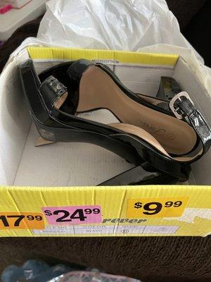 The cute heels I purchased.