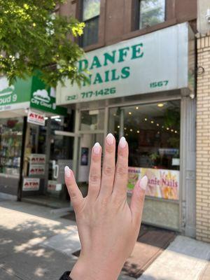 Danfe Nails Exterior - thanks for stopping by!