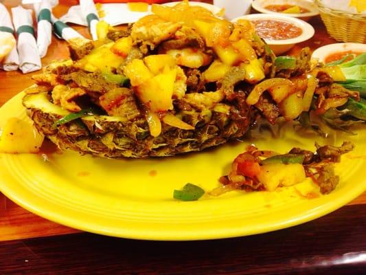 Hawaiian Fajita Pineapple!