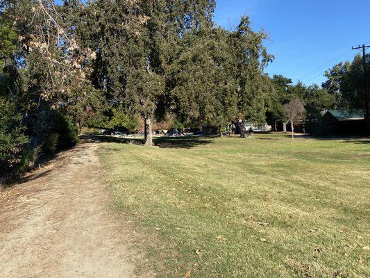 Trail around the park nice for walking