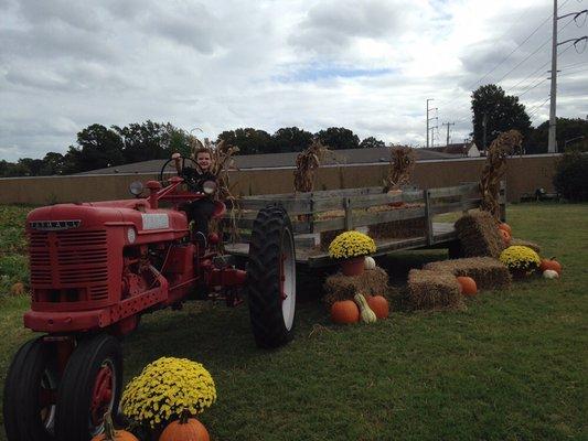 Tractor the kids can get on for photos