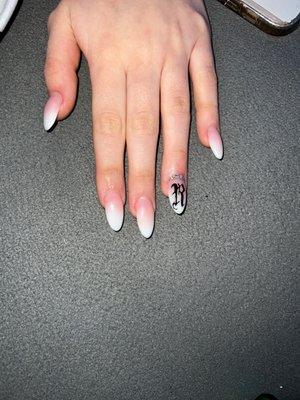 My friends done by different nail tech design done by lein.