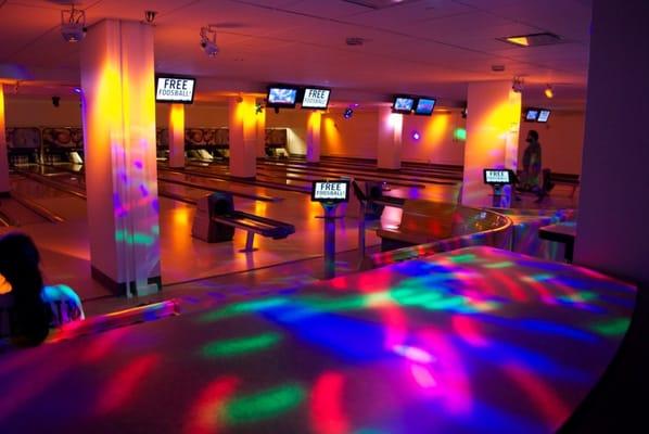 Cosmic Bowling, Rainbow style. Cosmic bowling: Monday- Thursday 6:30pm- 10:30pm