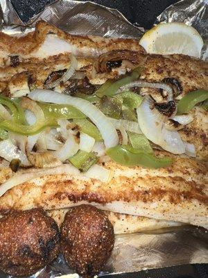 Grilled catfish