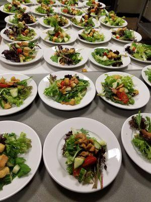 Salads are ready