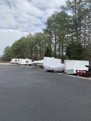 Camper, Boat and trailer parking