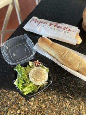 Papa's Salad and Bread