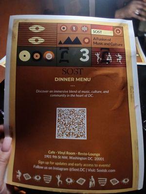 Dinner QR code