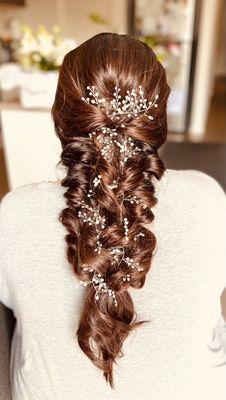 Bride hair