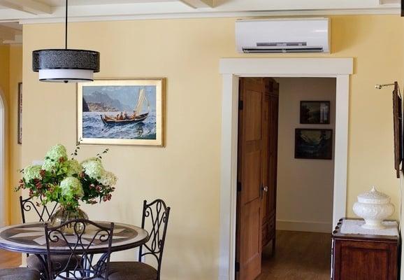 Ductless heating and cooling