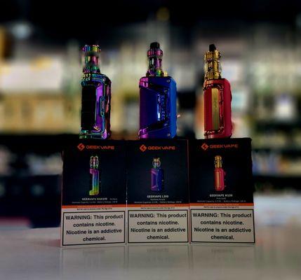 Check out all new color choices for some of the new GeekVape devices!