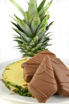 Chocolate Covered Fresh Pineapple!